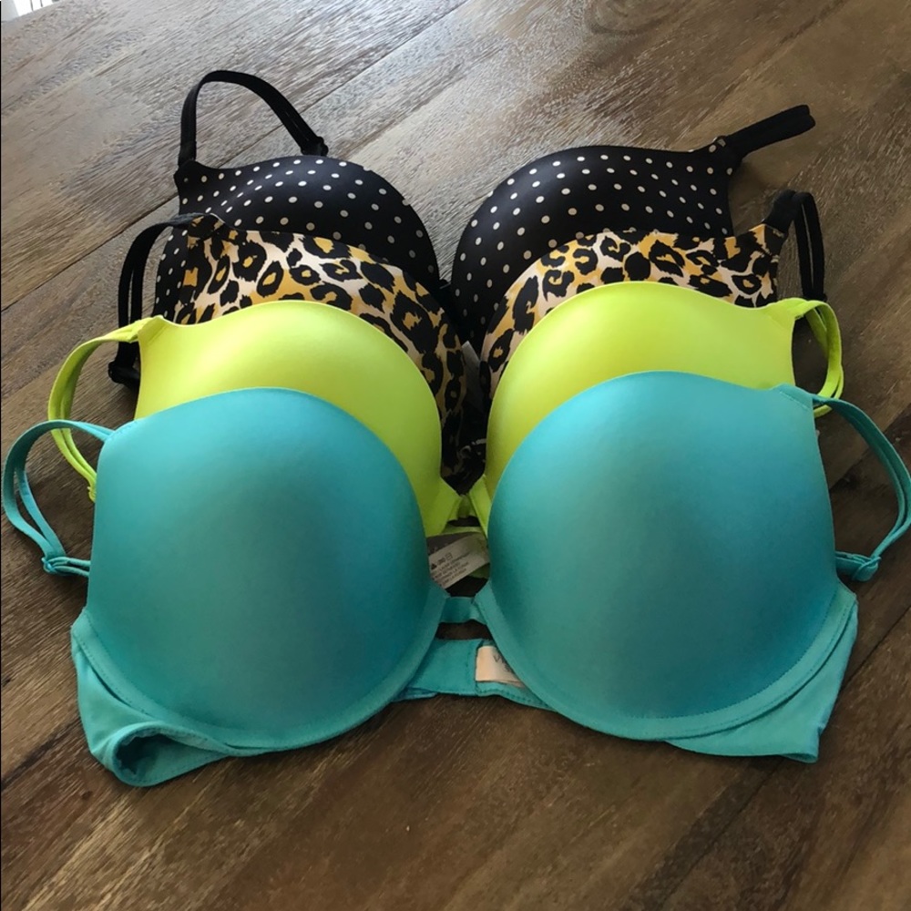 Victoria’s Secret push up bra bundle 34D